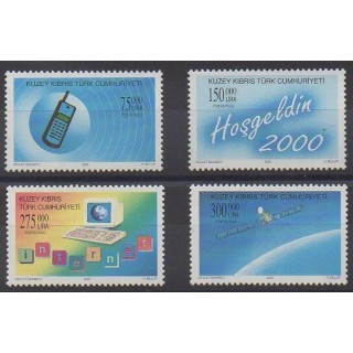 Buy this set of stamps of Turkey - Northern Cyprus of the year 2000 (Nb 473/476).