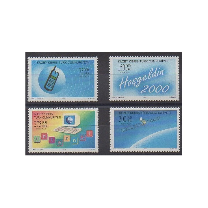 Acheter cette série de timbres de Turquie (Chypre du nord) de l'année 2000 (No 473/476).