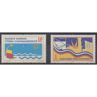 Acheter cette série de timbres de Turquie (Chypre du nord) de l'année 2005 (No 569/570).