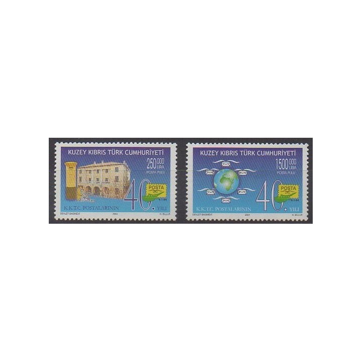 Acheter cette série de timbres de Turquie (Chypre du nord) de l'année 2004 (No 553/554).