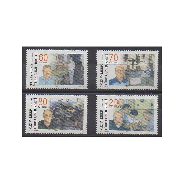 Buy this set of stamps of Turkey - Northern Cyprus of the year 2008 (Nb 643/646).