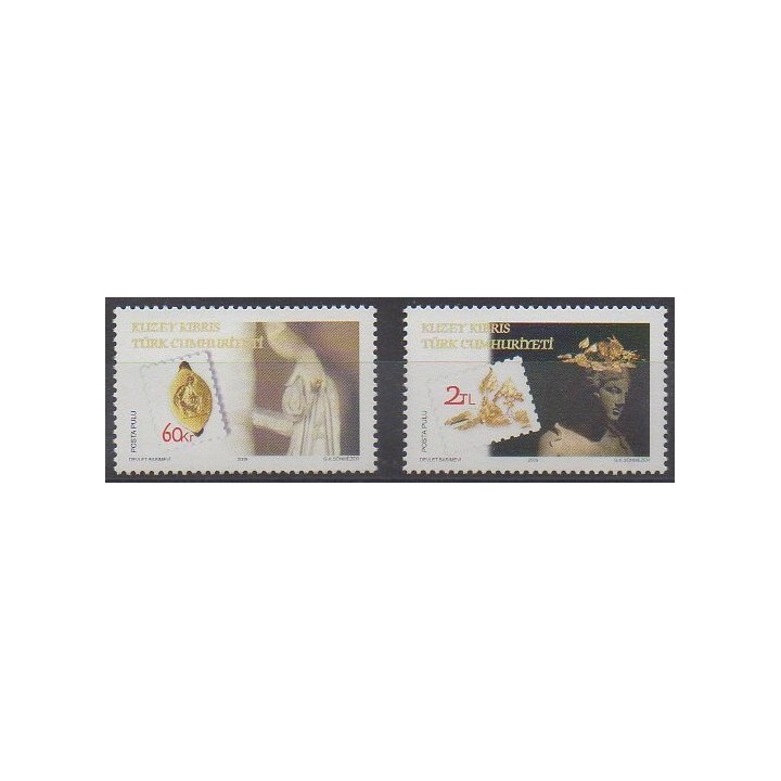 Acheter cette série de timbres de Turquie (Chypre du nord) de l'année 2009 (No 647/648).