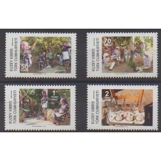 Acheter cette série de timbres de Turquie (Chypre du nord) de l'année 2015 (No 771/774).