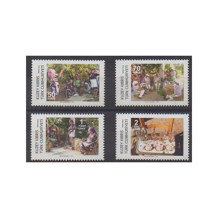 Buy this set of stamps of Turkey - Northern Cyprus of the year 2015 (Nb 771/774).