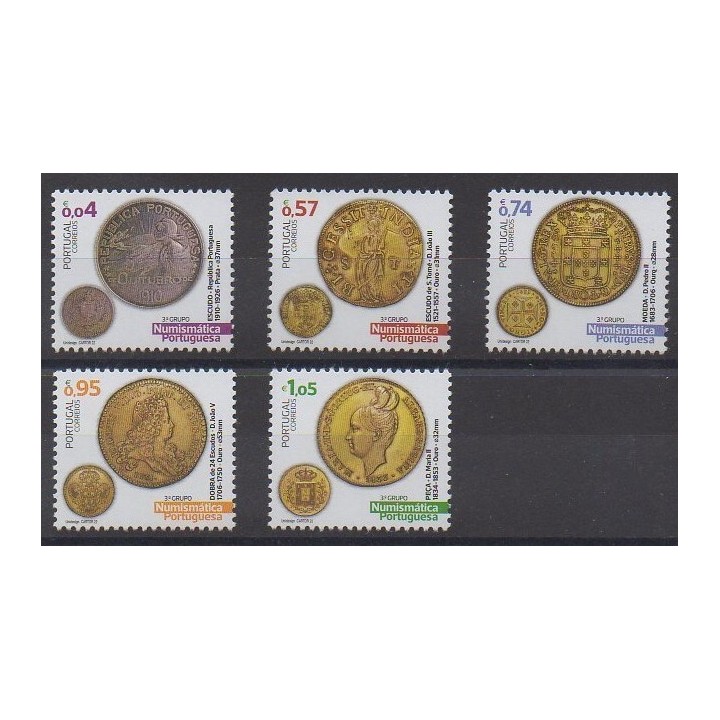 Acheter cette série de timbres du Portugal de l'année 2022 (No 4795/4799).