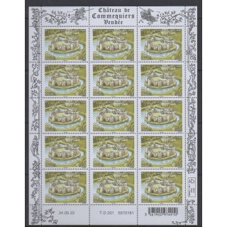 Acheter ce feuillet de France de l'année 2022 (No F73 - Chateau de Commequiers).