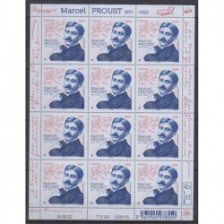 France - Feuillets de France - 2022 - Nb F74 - Marcel Proust - Literature