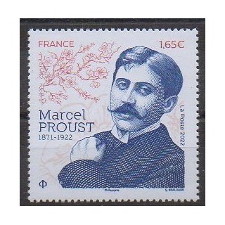 Acheter ce timbre de France de l'année 2022 (Marcel Proust).