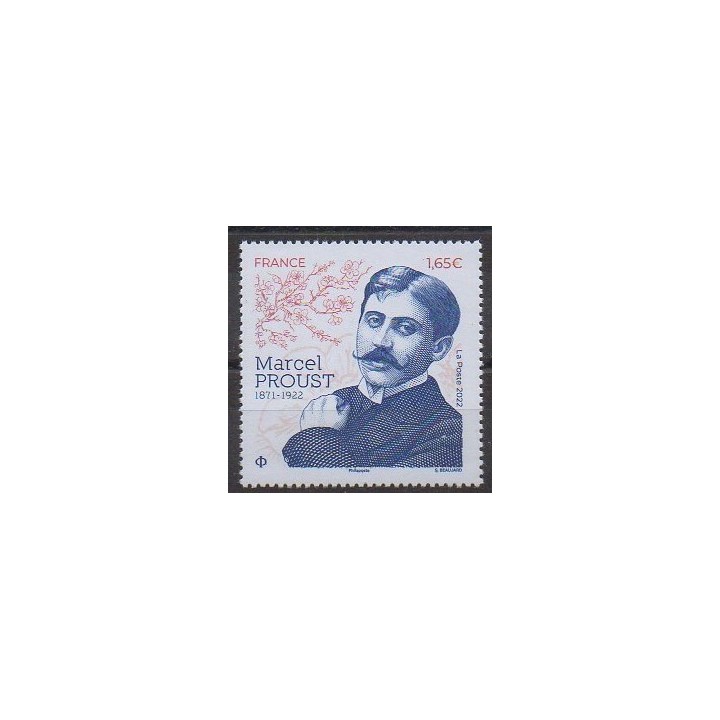 Acheter ce timbre de France de l'année 2022 (Marcel Proust).