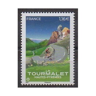 Buy this stamp of France of the year 2022 (Le Tourmalet).