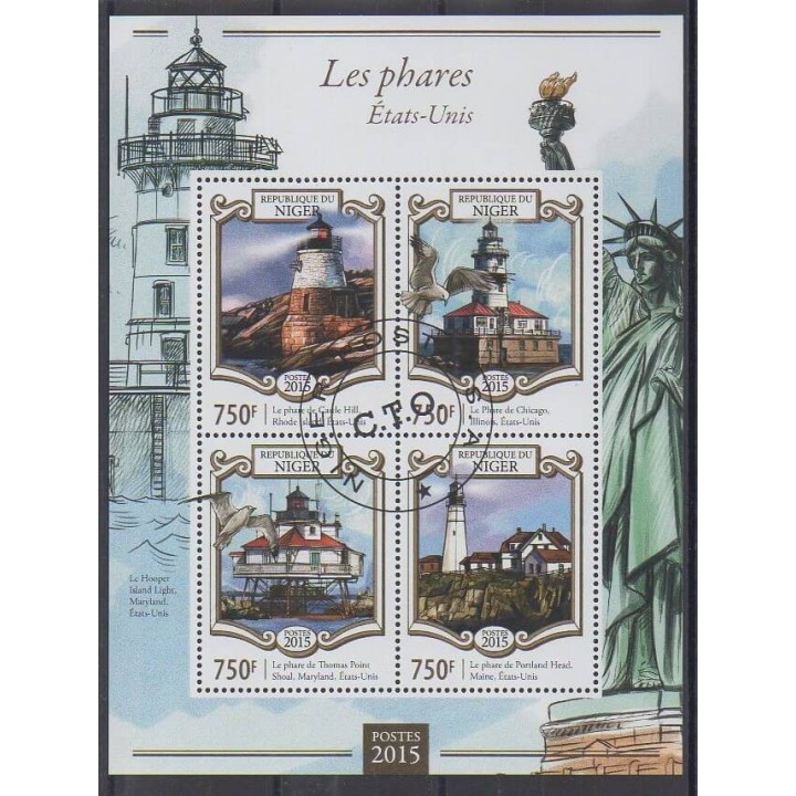 Acheter cette série de timbres du Niger  de l'année 2015 (No 2786/2789). - Oblitéré