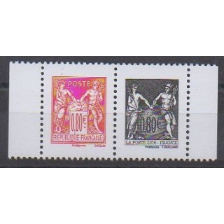 Buy this set of stamps of France of the year 2016 (Nb 5096/5097).