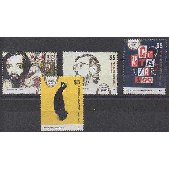 Acheter cette série de timbres d'Argentine de l'année 2014 (No 3063/3066).