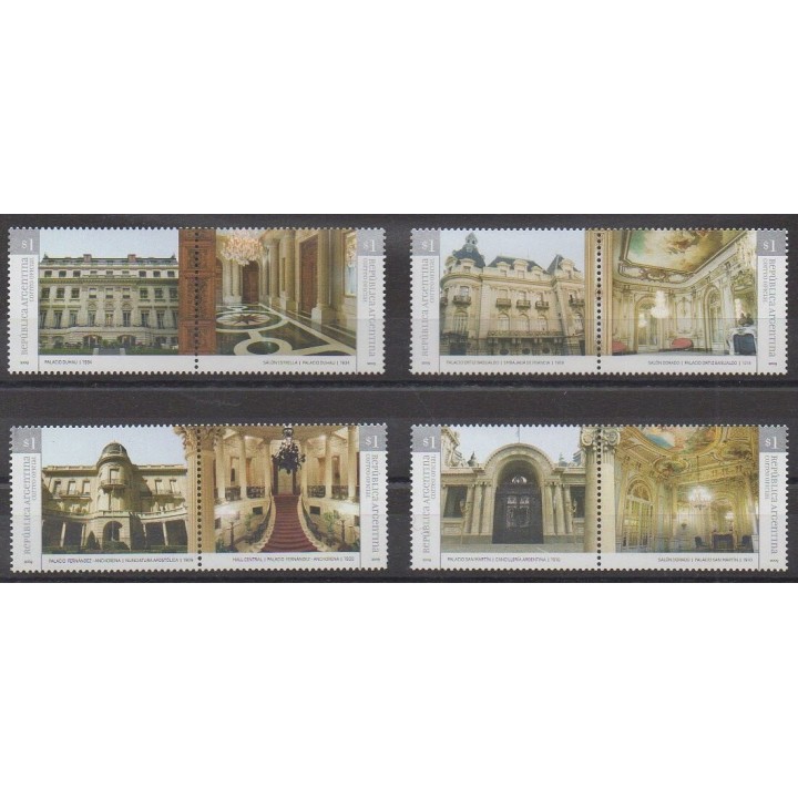 Acheter cette série de timbres d'Argentine de l'année 2009 (No 2820/2827).