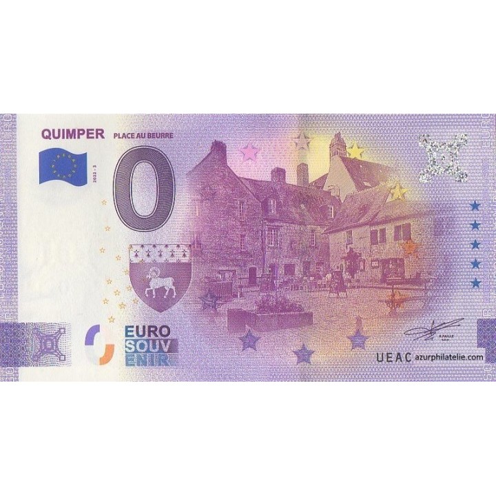 Euro banknote memory - 2022 - Quimper - Place au Beurre  - (Finistère)