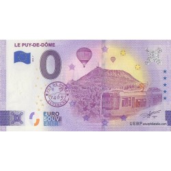 Euro banknote memory - 63 - Le-Puy-de-Dôme - 2022-7