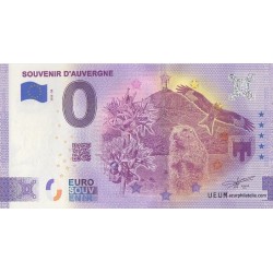 Billet souvenir - 63 - Souvenir d'Auvergne - 2022-20