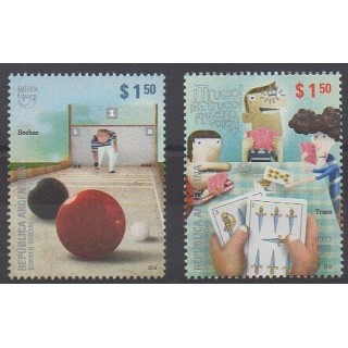 Buy this set of stamps of Argentina of the year 2010 (Nb 2873/2874).