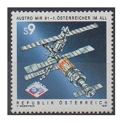 Austria - 1991 - Nb 1869 - Space