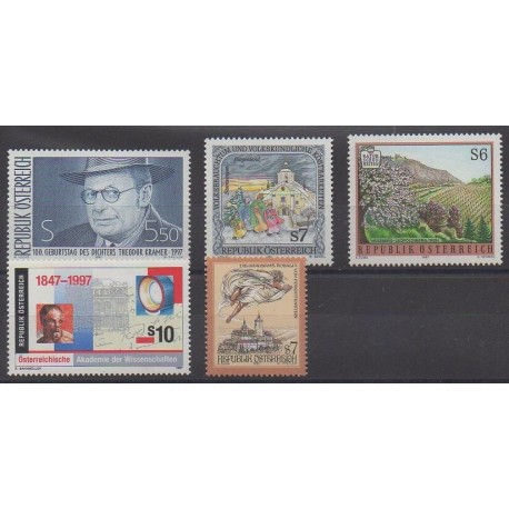 Austria - 1997 - Nb 2037/2041