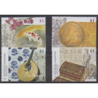 Acheter cette série de timbres d'Argentine de l'année 2008 (No 2757/2760).