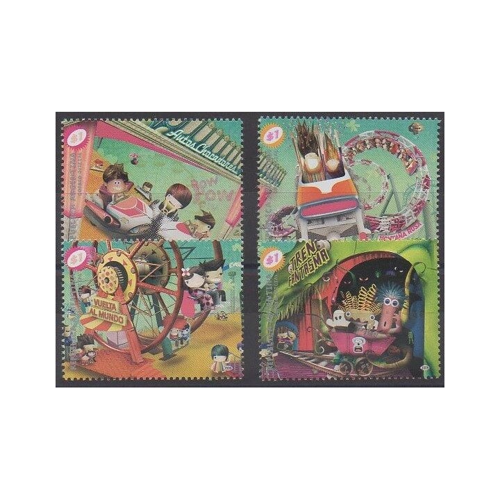 Buy this set of stamps of Argentina of the year 2009 (Nb 2795/2798).