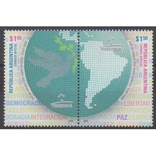 Buy this set of stamps of Argentina of the year 2010 (Nb 2838/2839).