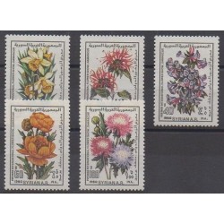 Syr. - 1980 - No 594/598 - Fleurs