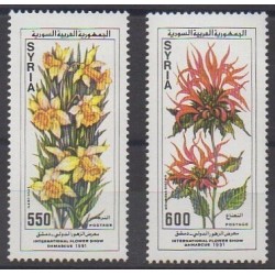Syr. - 1991 - Nb 932/933 - Flowers