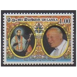 Sri Lanka - 1995 - Nb 1074 - Pope