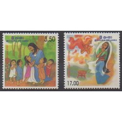 Sri Lanka - 2001 - Nb 1271/1272 - Christmas