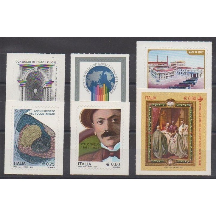 Buy this set of stamps of Italy of the year 2011 (Nb 3243/3248).