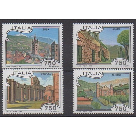 Italie - 1995 - No 2119/2122 - Sites