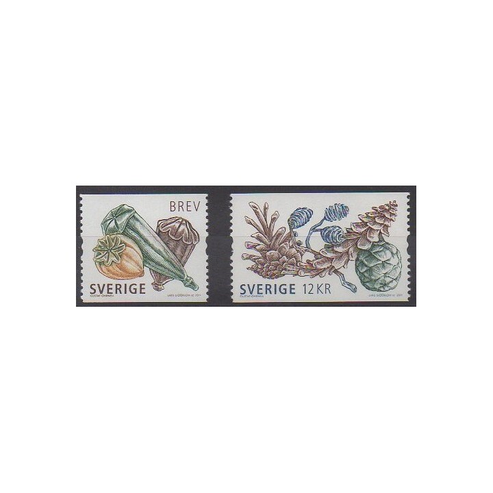 Buy this set of stamps of Sweden of the year 2011 (Nb 2812/2813).