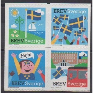 Buy this set of stamps of Sweden of the year 2011 (Nb 2774/2777).