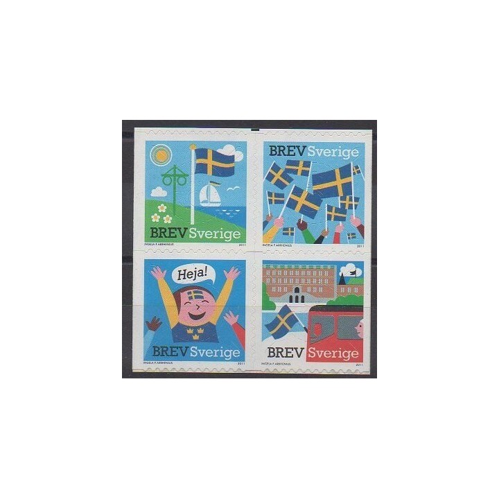 Buy this set of stamps of Sweden of the year 2011 (Nb 2774/2777).