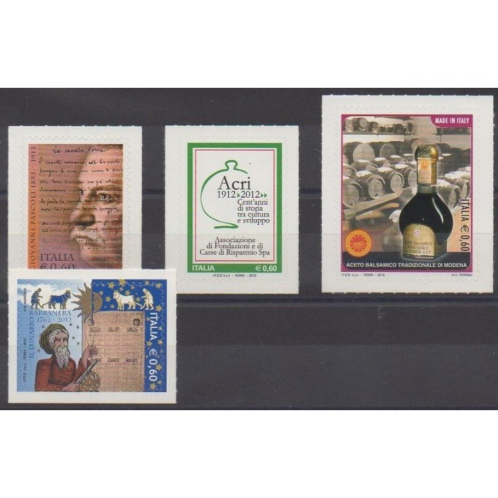 Buy this set of stamps of Italy of the year 2012 (Nb 3284/3287).