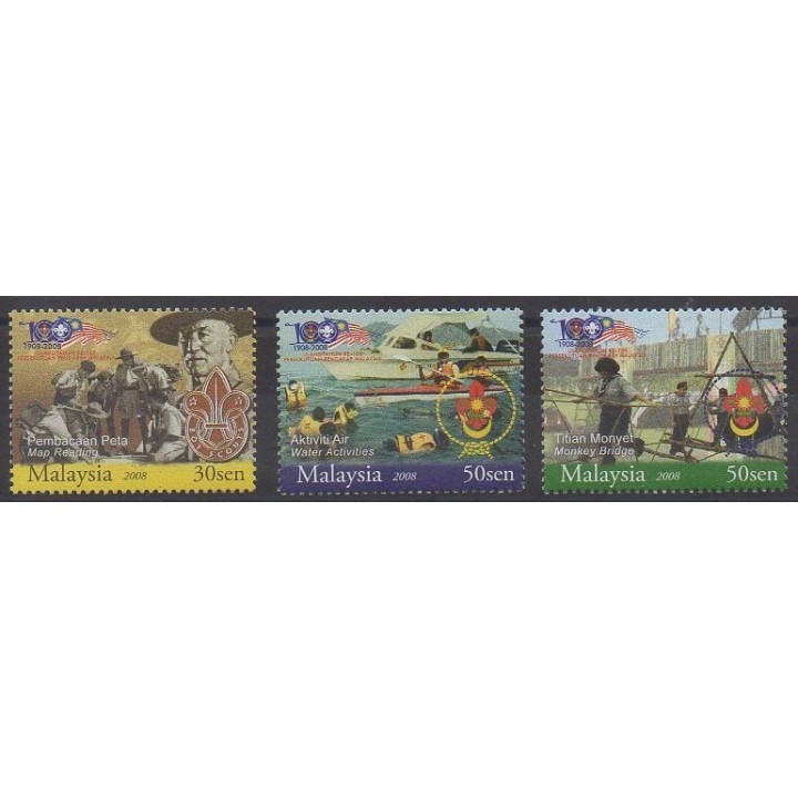 Buy this set of stamps of Malaysia of the year 2008 (Nb 1278/1280).