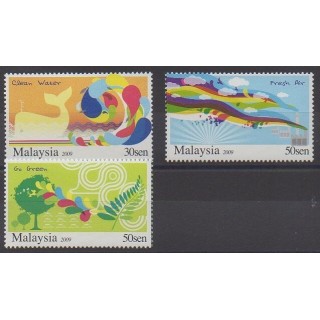 Acheter cette série de timbres de Malaisie de l'année 2009 (No 1337/1339).