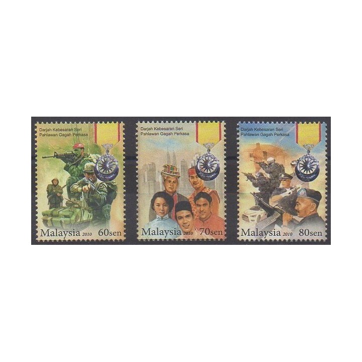 Buy this set of stamps of Malaysia of the year 2010 (Nb 1420/1422).