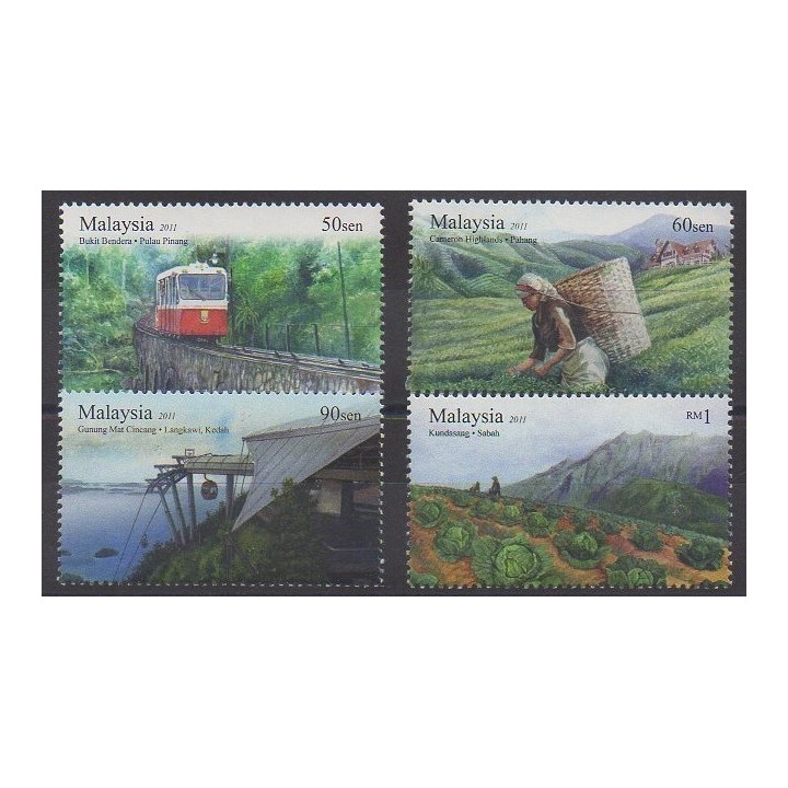 Buy this set of stamps of Malaysia of the year 2011 (Nb 1487/1490).