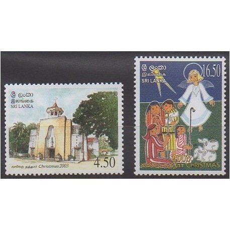 Sri Lanka - 2003 - No 1404/1405 - Noël