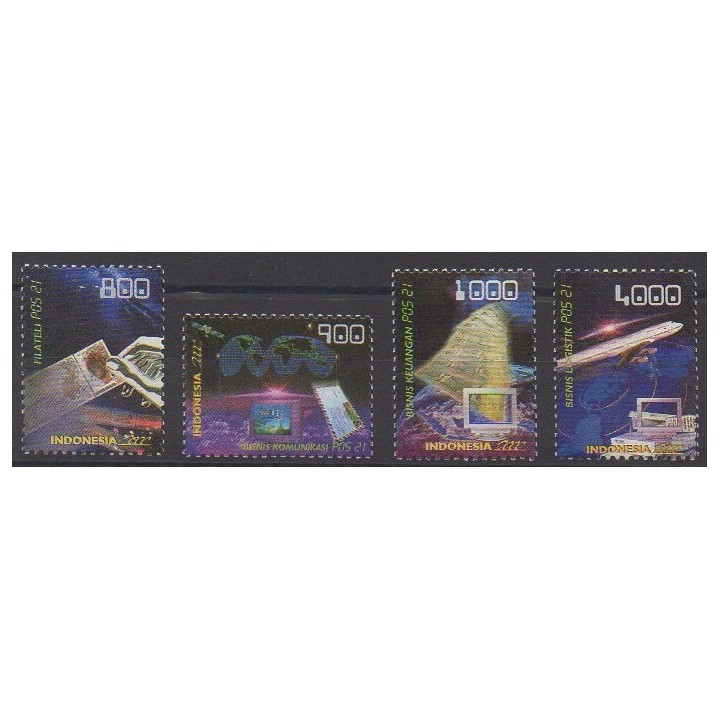 Buy this set of stamps of Indonesia of the year 2000 (Nb 1822/1825).