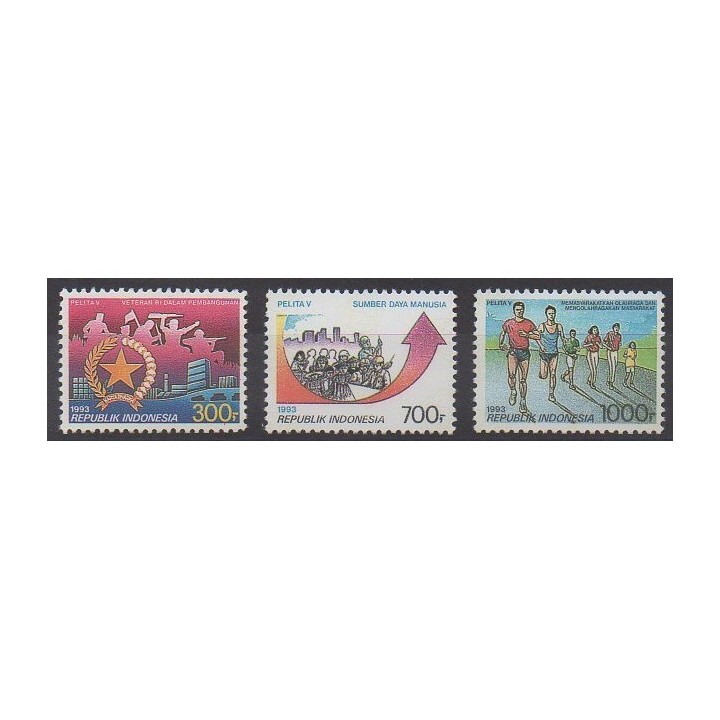 Acheter cette série de timbres d'Indonésie de l'année 1993 (No 1317/1319).