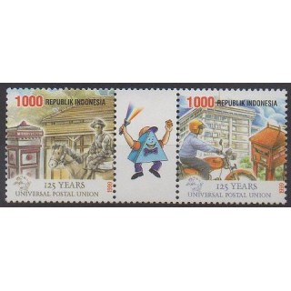 Acheter cette série de timbres d'Indonésie de l'année 1999 (No 1733A/1733B).