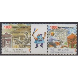 Indonesia - 1999 - Nb 1733A/1733B - Postal Service