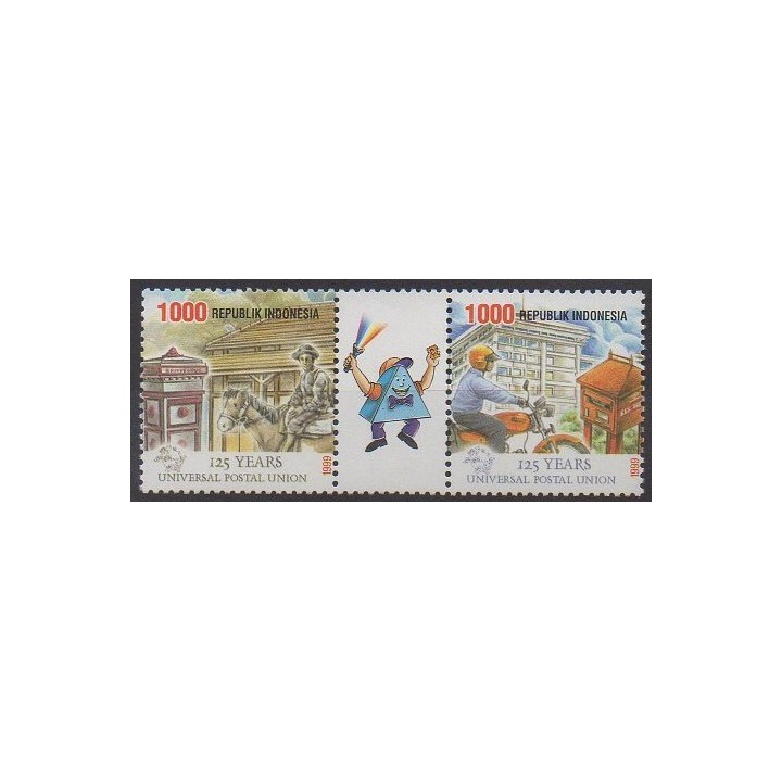 Acheter cette série de timbres d'Indonésie de l'année 1999 (No 1733A/1733B).