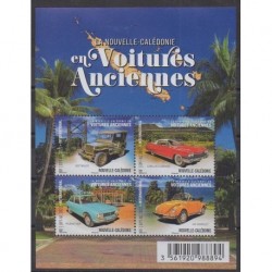 New Caledonia - Blocks and sheets - 2022 - Voitures anciennes - Cars