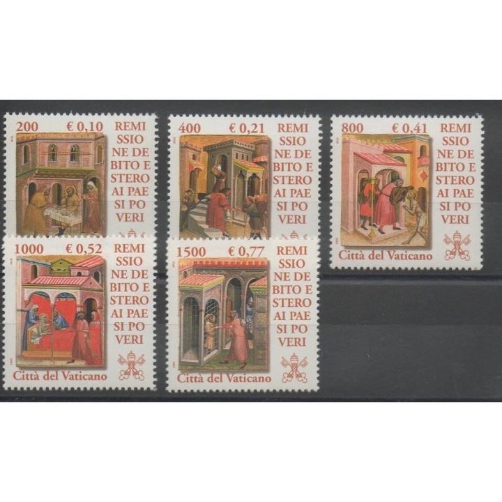 Timbres  - Vatican - 2001 - No 1237/1241