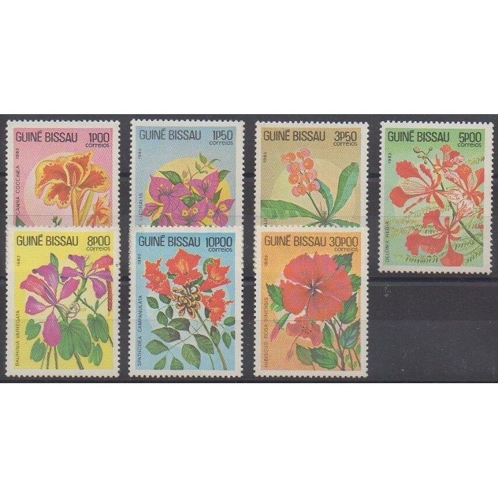 Acheter cette série de timbres de Guinée-Bissau de l'année 1983 (No 217/223).